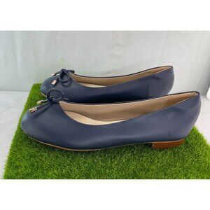 New Ms. Choo Womens Midnight Blue Ballet Flats Size 38